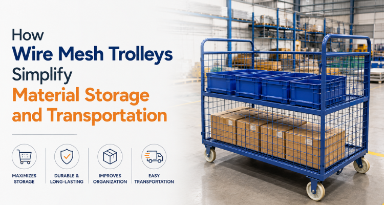 wire mesh trolley