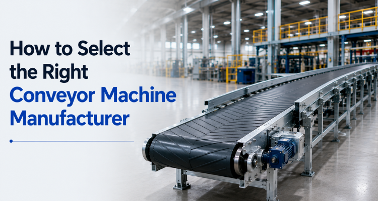 How to Select the Right Conveyor Machine Manufacturer