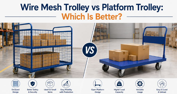 wire mesh trolley