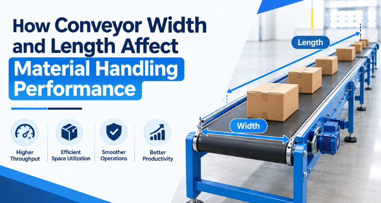 How Conveyor Width and Length Affect Material Handling Performance